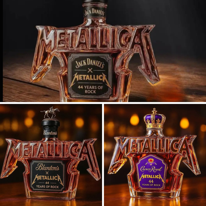 Forged in Metal™ | 44 Years of Rock Crystal Whiskey Decanter