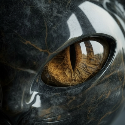 HaleStone® - Large Black Cat Sculpture